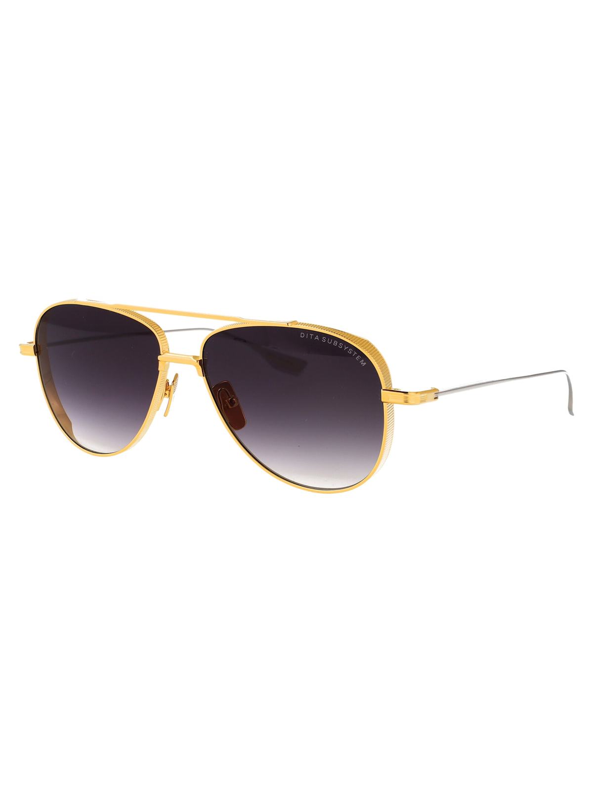 DITA Subsystem Sunglasses - Yellow Gold - Silver - Image 2 of 4