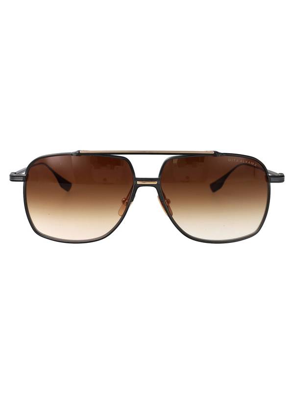 DITA Alkamx Sunglasses - Black Iron - White Gold