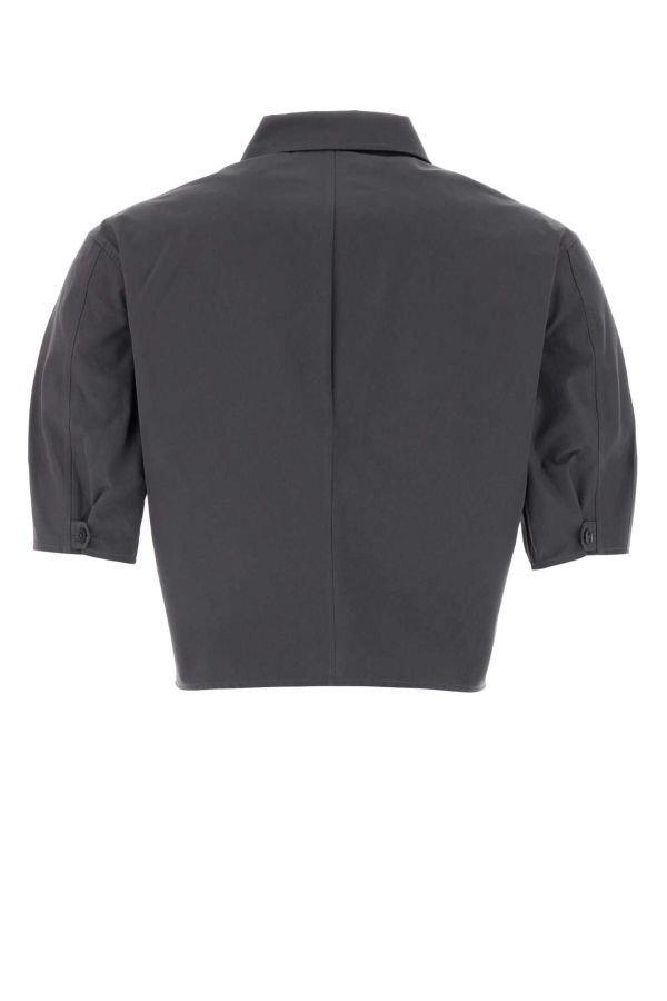 Jil Sander Dark Grey Poplin Shirt - Tarmac