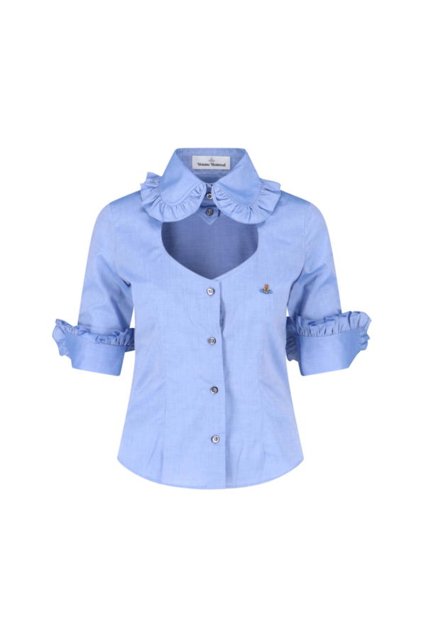 Vivienne Westwood Toulouse Frill Shirt - Blue