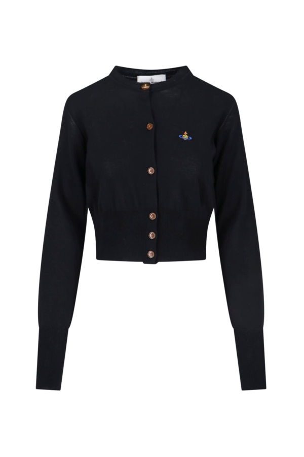 Vivienne Westwood Bea Crop Cardigan - Black