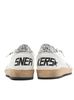 Golden Goose Ball Star With Glitter Star Detail Leather Sneakers - White - Thumbnail 2