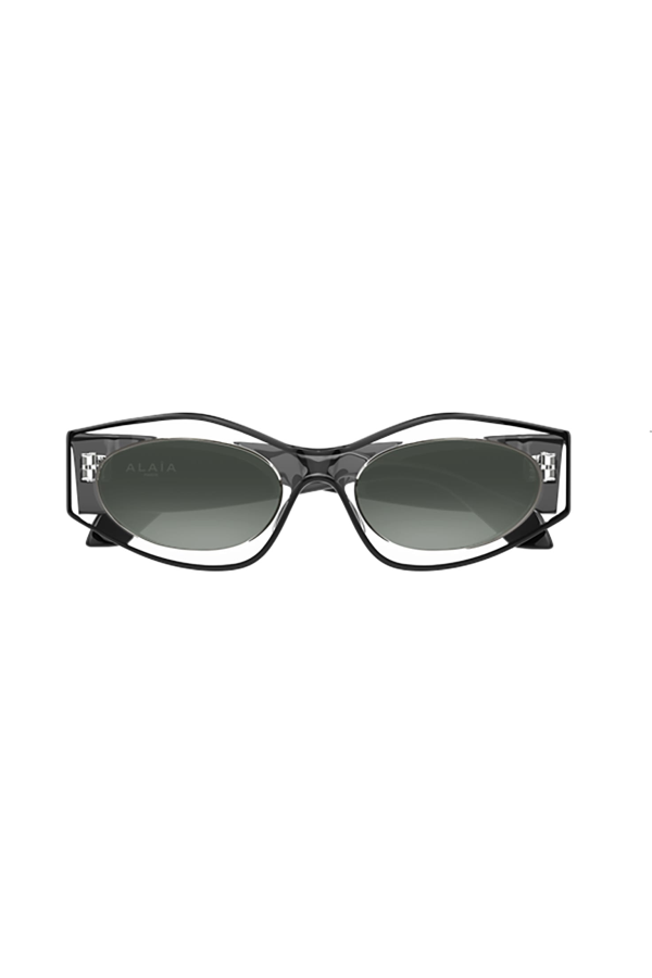 Alaia AA0093S Sunglasses - Crystal Black Grey
