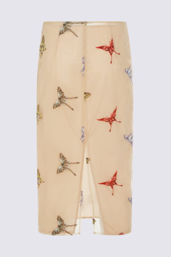 Blumarine Camel Skirt