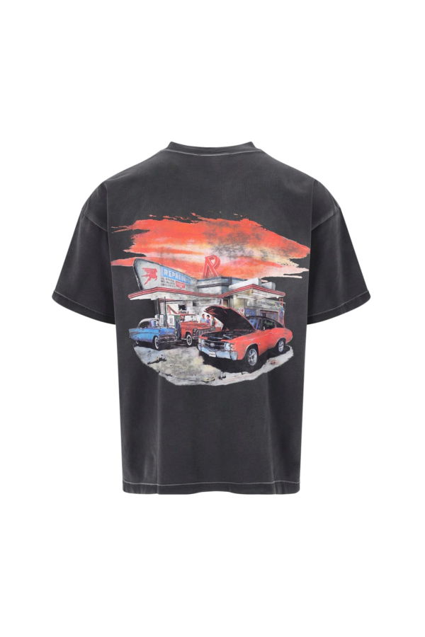 Represent 24 Hour Service T-Shirt - Gray