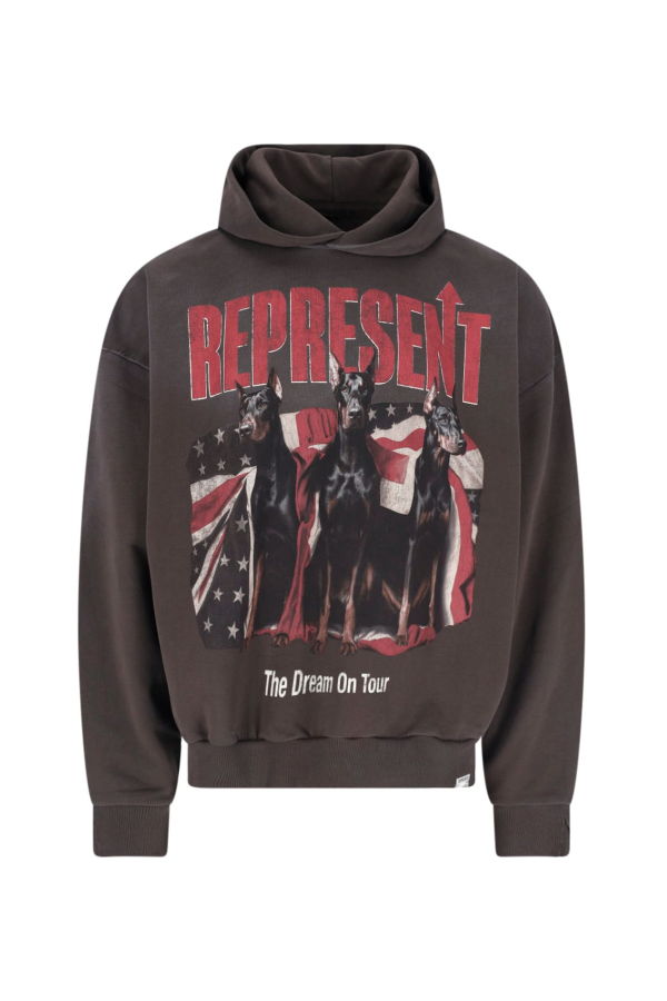 Represent Dream On Tour Hoodie - Brown