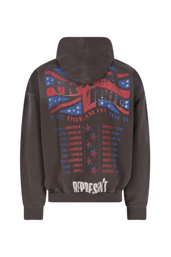Represent Dream On Tour Hoodie - Brown