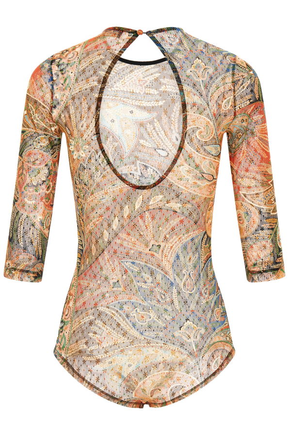 Etro Body Paisley Foliage Bodysuit - Multicolor