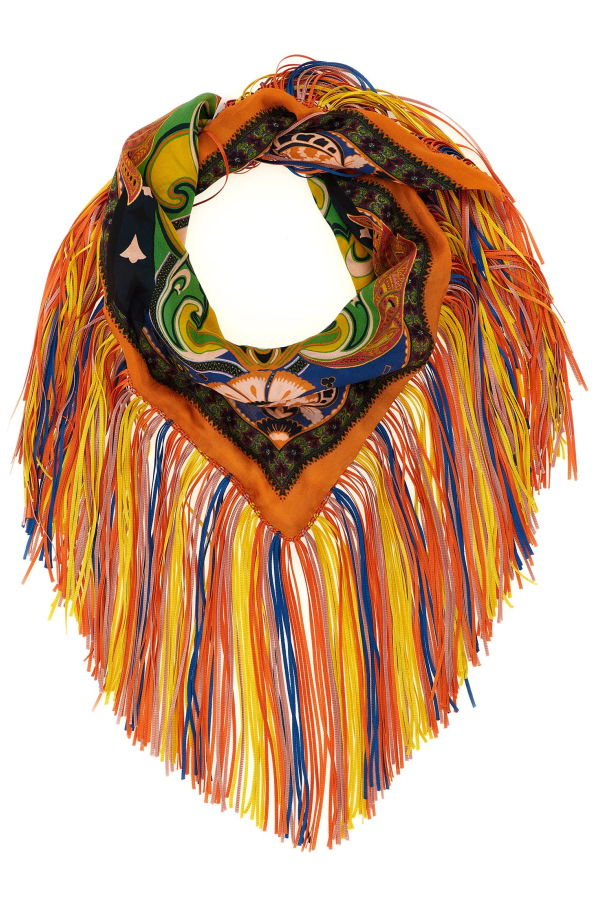 Etro Fringed Scarf - Multicolor