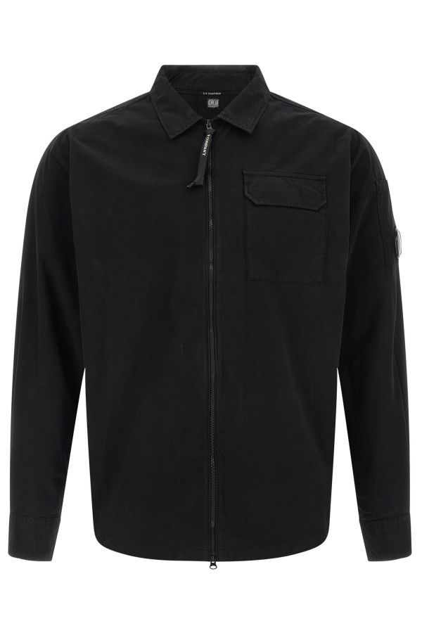 C.P. Company Zip Overshirt - Black