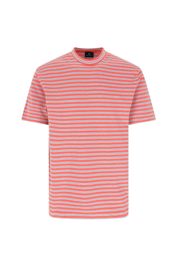 PAUL SMITH Striped T-Shirt - Orange