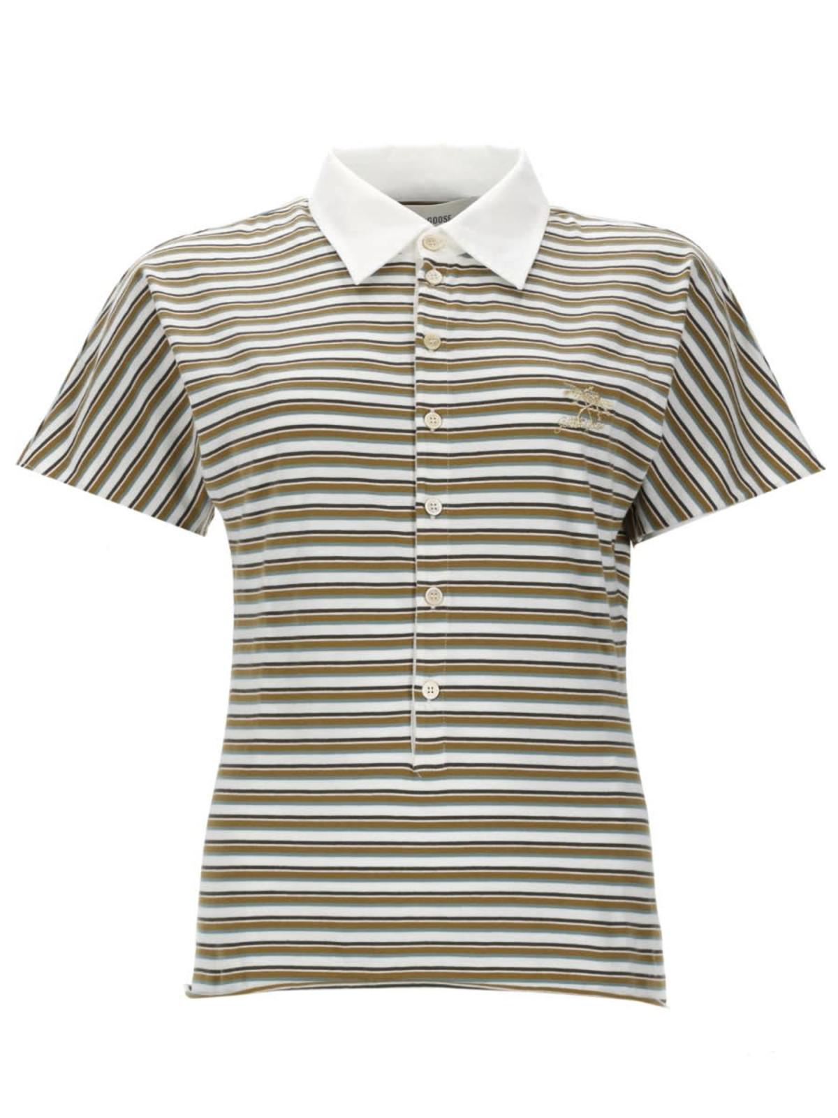 Golden Goose Polo A Righe Polo Shirt - Multicolour - Image 1 of 2