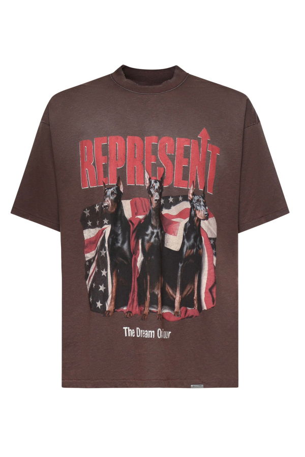 Represent Dream On Tour Printed T-Shirt - Black