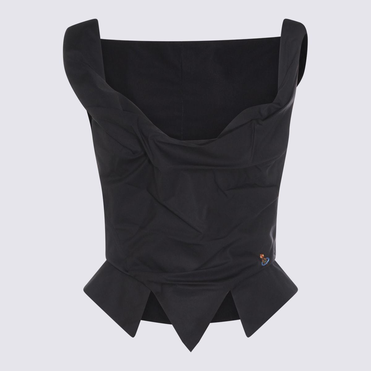 Vivienne Westwood Cotton Orb Top - Black - Image 1 of 4