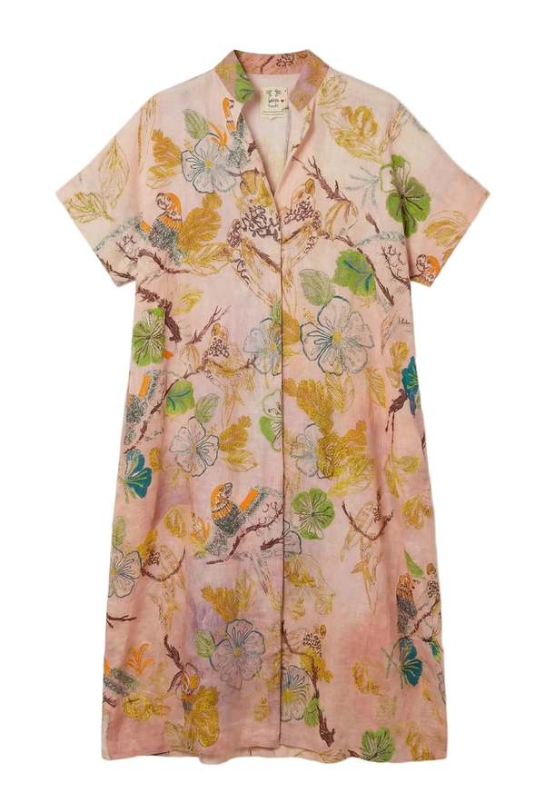 BOKJA Linen Tent Paradise Dress - Paradise Pink