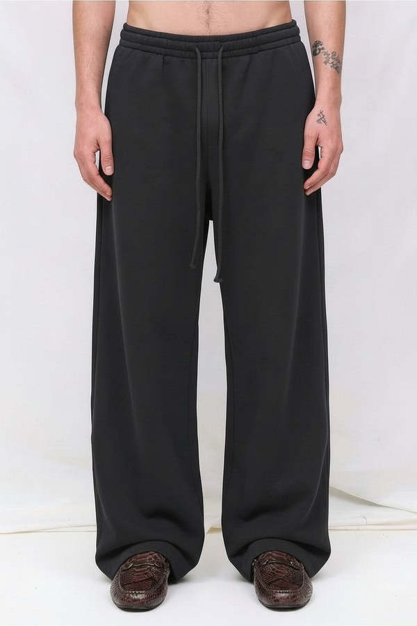 Assembly Black Fleece Straight Leg Sweatpant - Black