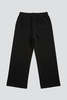 Assembly Black Fleece Straight Leg Sweatpant - Black - Thumbnail 3