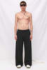 Assembly Black Fleece Straight Leg Sweatpant - Black - Thumbnail 4
