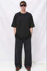 Assembly Black Fleece Straight Leg Sweatpant - Black - Thumbnail 6
