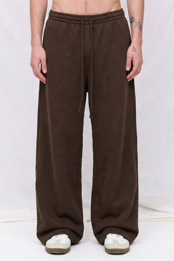 Assembly Brown Fleece Straight Leg Sweatpant