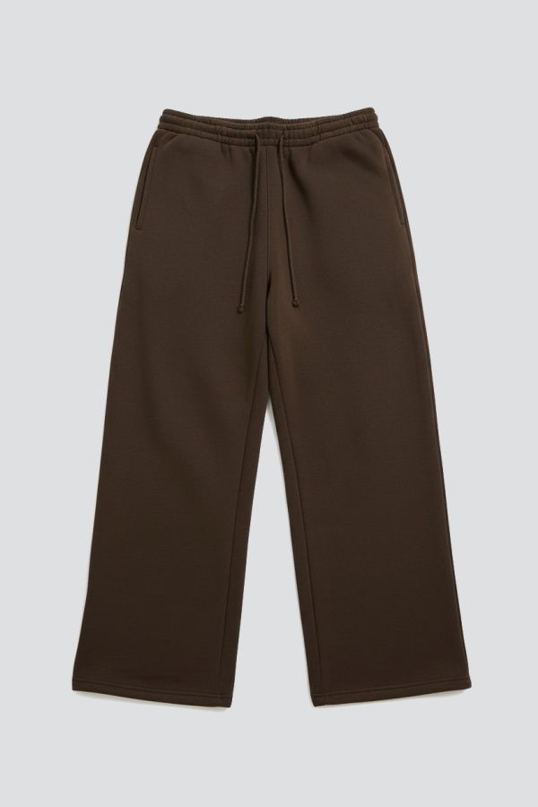Assembly Brown Fleece Straight Leg Sweatpant