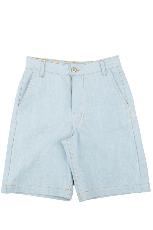 Naked & Famous Andie Linen Denim Shorts