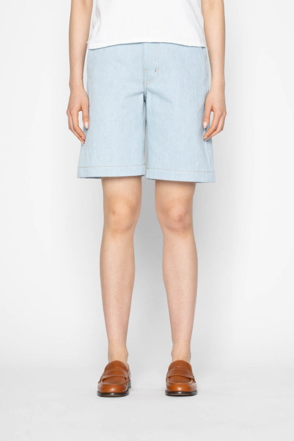 Naked & Famous Andie Linen Denim Shorts