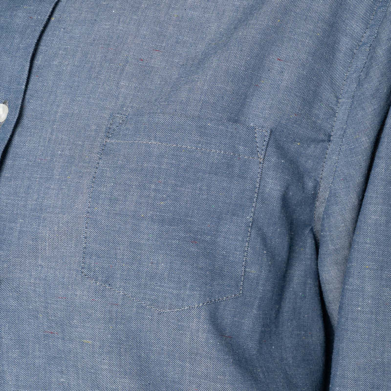 Naked & Famous Judy Shirt (Chambray With Multicolour Neps)