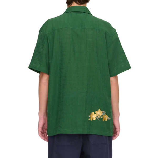 PALMES Ramus Camp Collar Shirt - Green