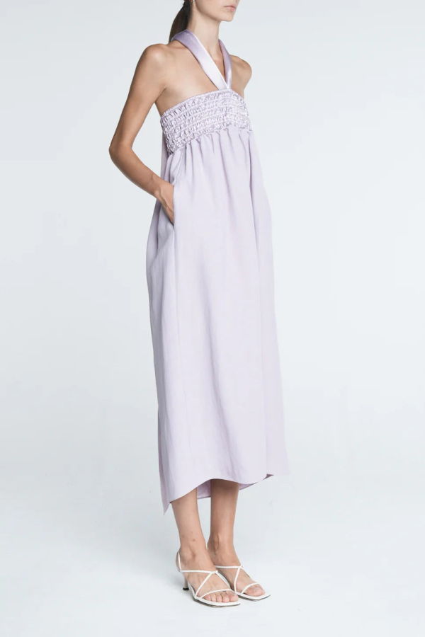 MARIA McMANUS Empire Halter Dress