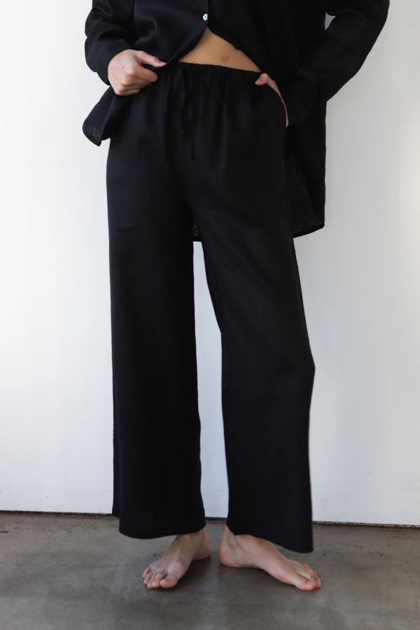 Be Idle Linen Drawstring Pant
