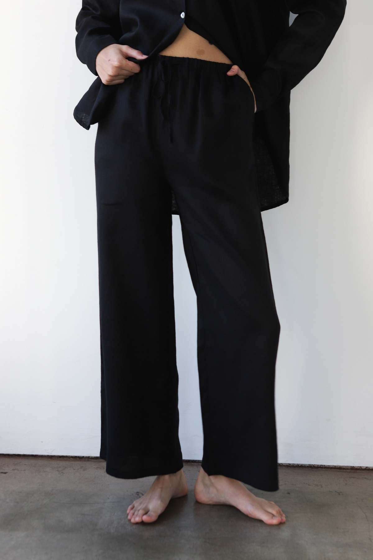 Be Idle Linen Drawstring Pant - Image 1 of 6