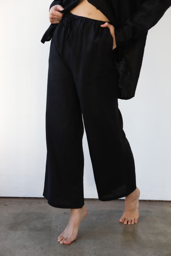 Be Idle Linen Drawstring Pant