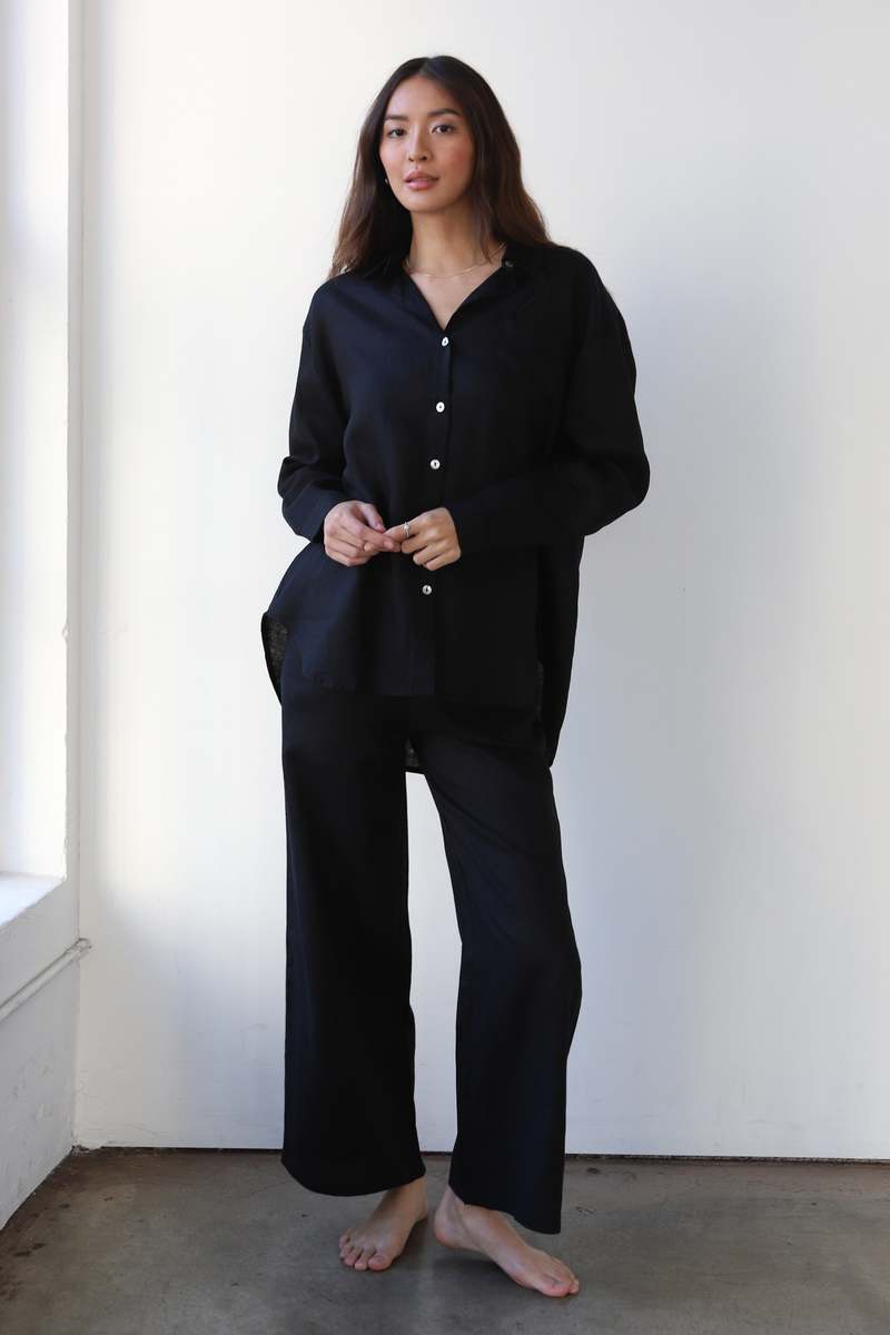 Be Idle Linen Drawstring Pant