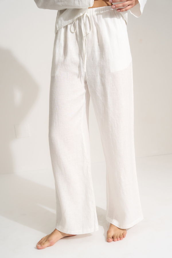 Be Idle The Linen Drawstring Pant