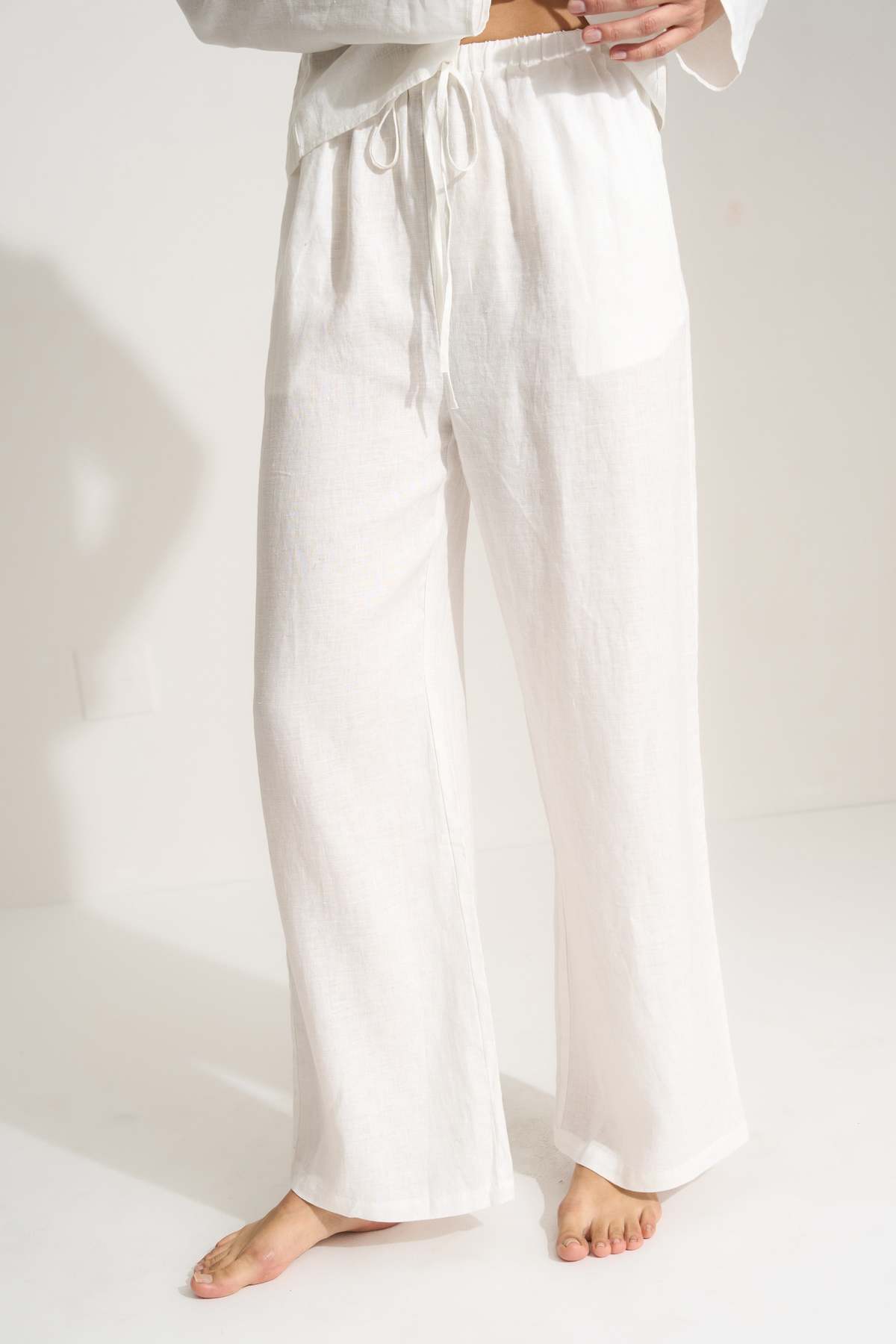 Be Idle The Linen Drawstring Pant - Image 1 of 5