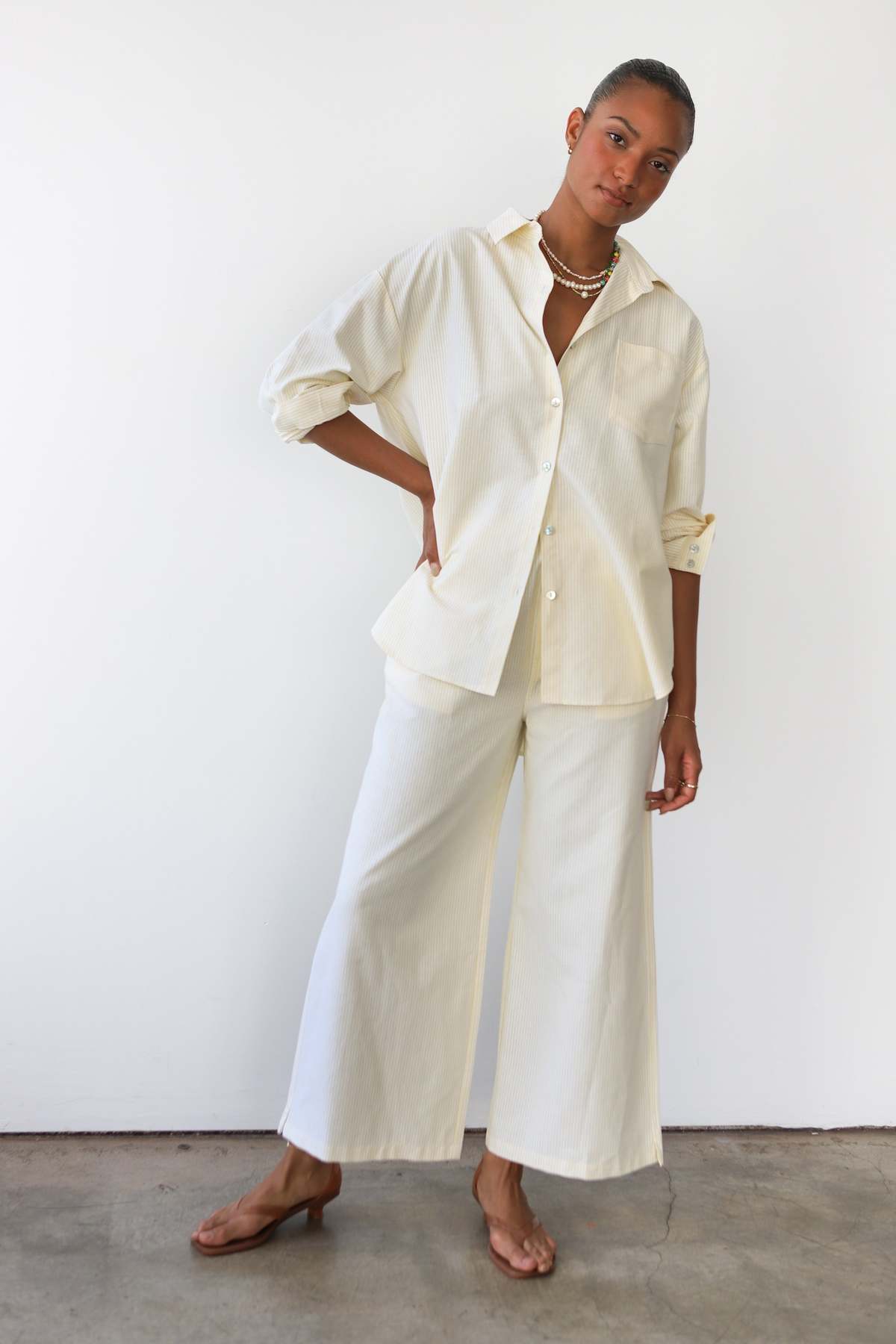 Be Idle The Pinstripe Boxer Pant - Image 2 of 4