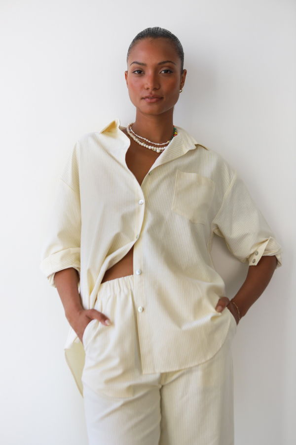 Be Idle The Pinstripe Button Down