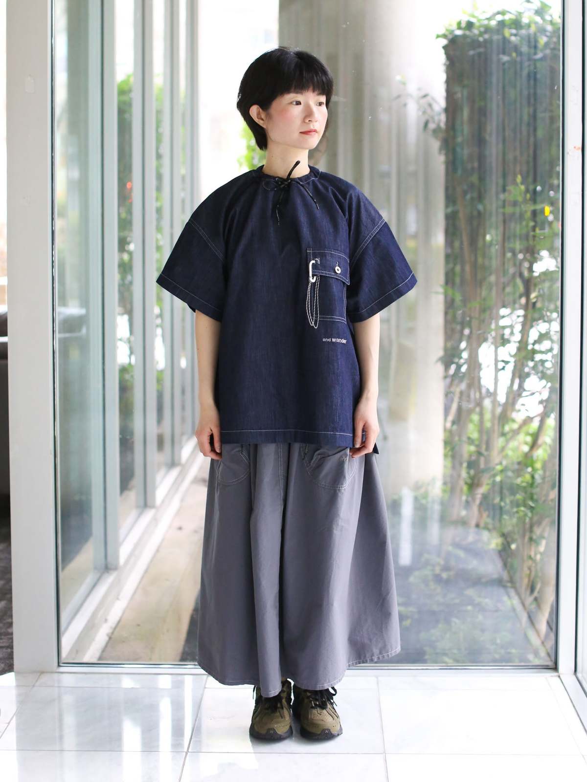 and wander Dry Easy Denim Shirt - Image 3 of 13