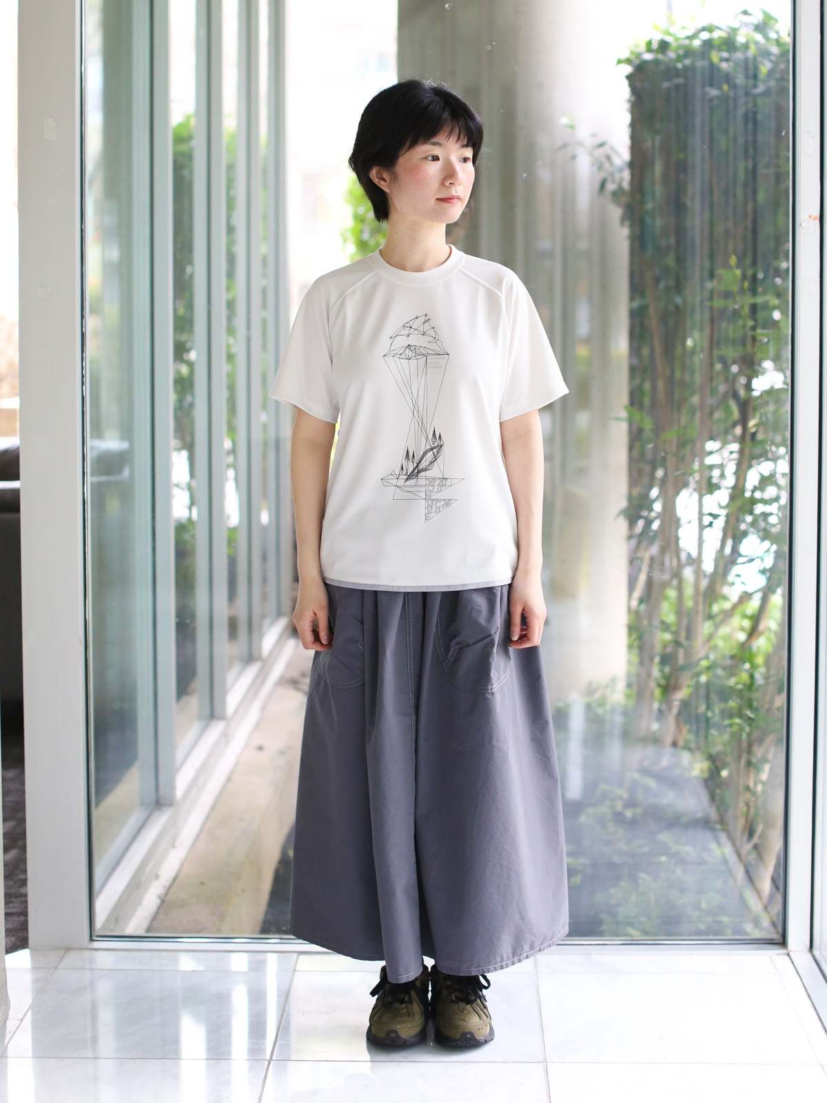 and wander Dry Jersey Printed Pattern T-Shirt - Image 1 of 5