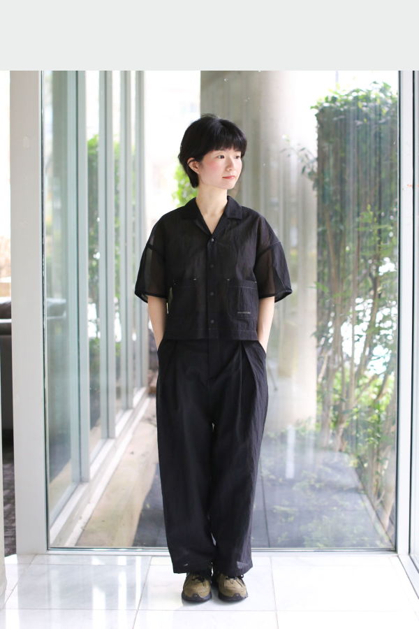 and wander Sheer Ripstop Short-Sleeve Shirt