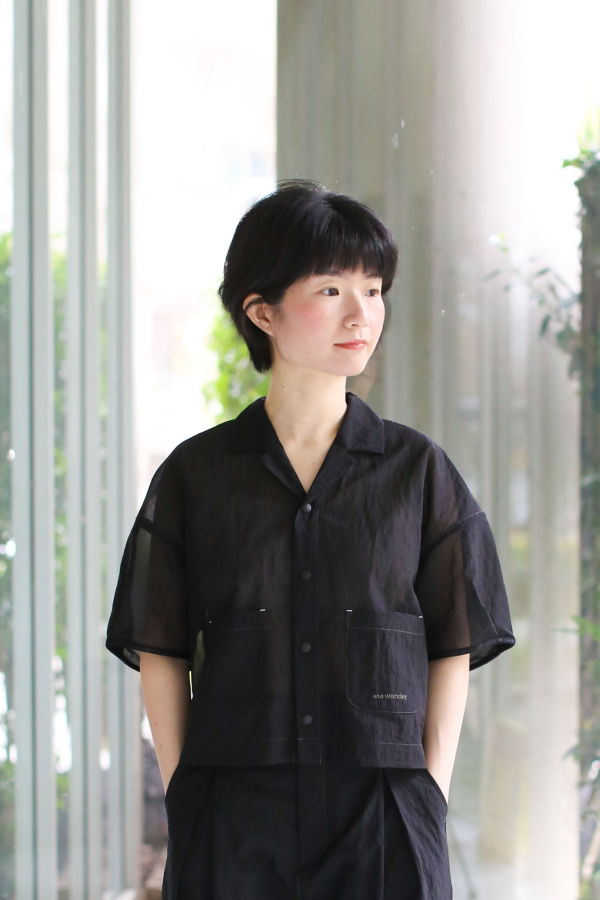 and wander Sheer Ripstop Short-Sleeve Shirt