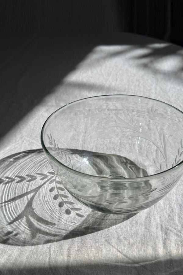 Villa Lua Home Hand-Etched Serving Bowl