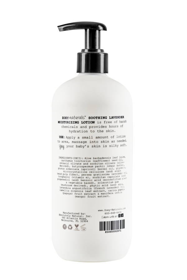 Kids Zoey Naturals Soothing Lavender Moisturizing Lotion