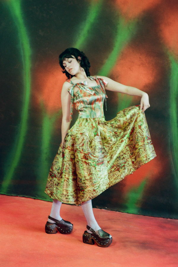 Julia Heuer Kenza Skirt in Jim Short Length