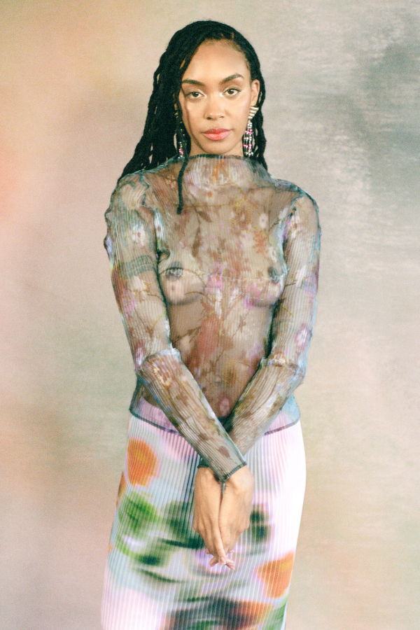 Julia Heuer Lee Top - Transparent Frances