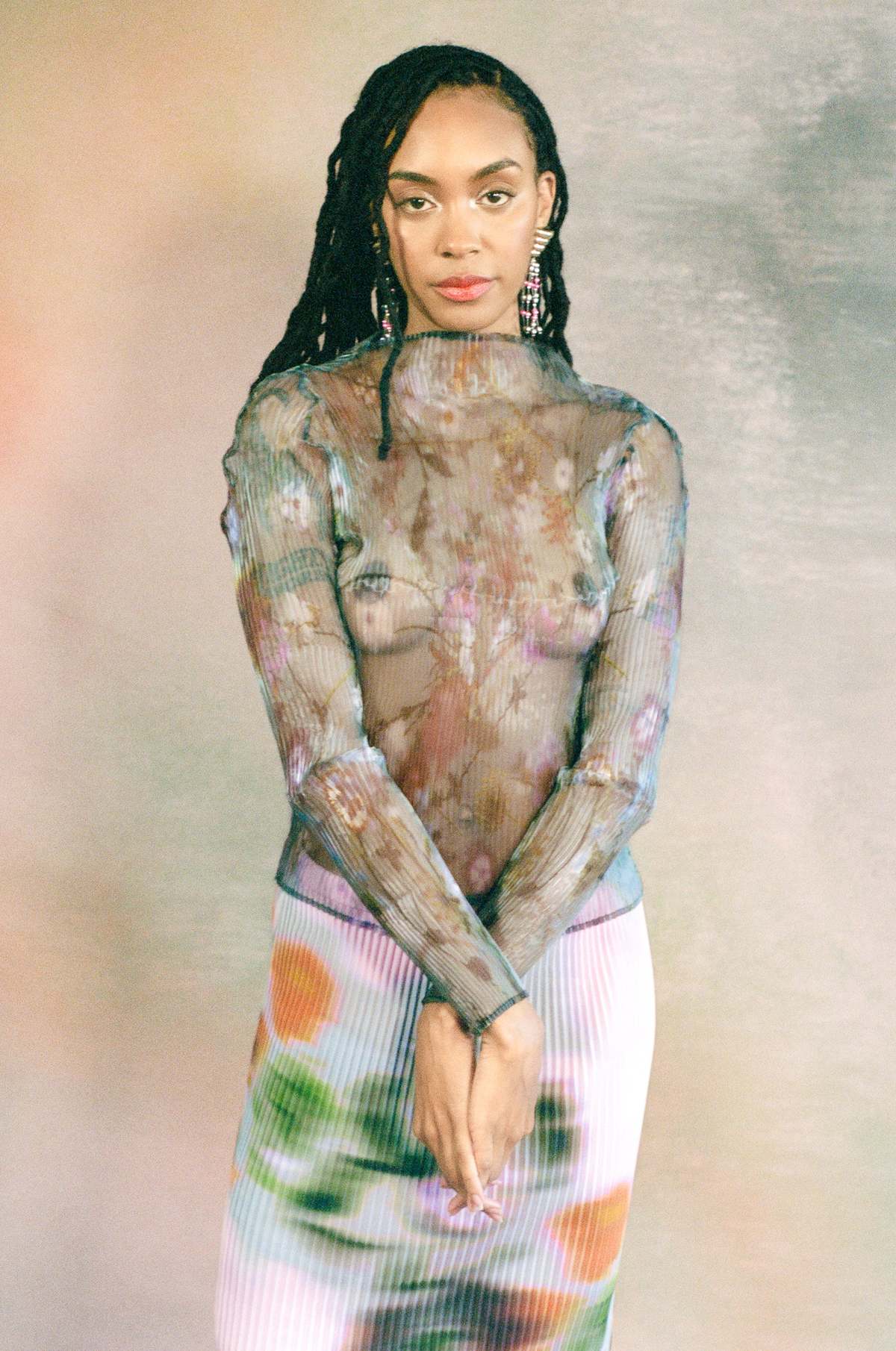 Julia Heuer Lee Top - Transparent Frances - Image 1 of 8