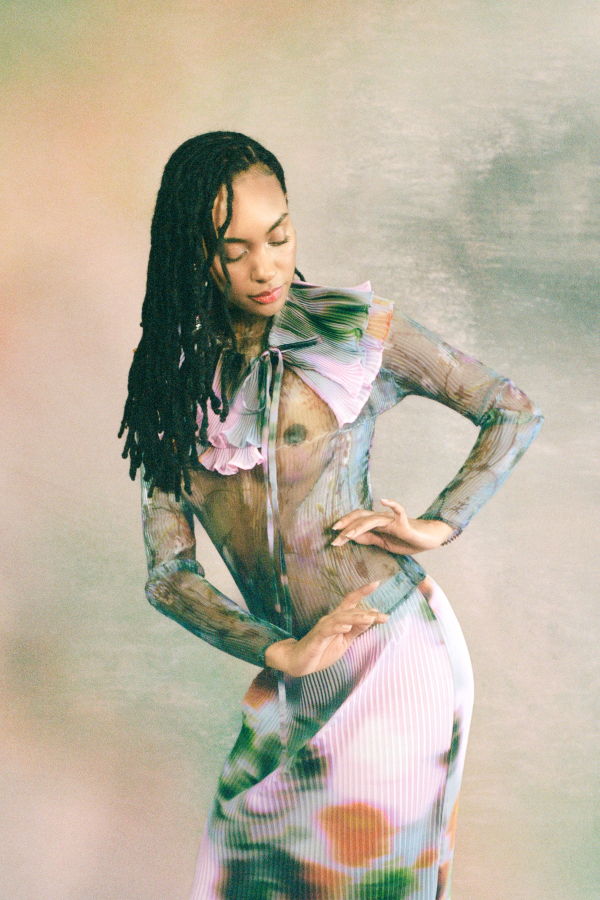 Julia Heuer Lee Top - Transparent Frances