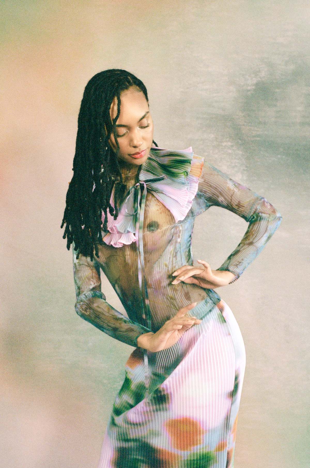 Julia Heuer Lee Top - Transparent Frances - Image 2 of 8