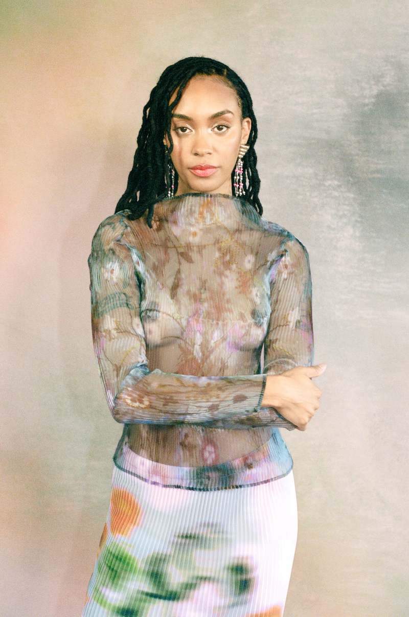 Julia Heuer Lee Top - Transparent Frances